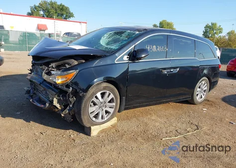 2017 Honda Odyssey Touring/Touring Elite из США, поврежденный, VIN 5FNRL5H9XHB006724